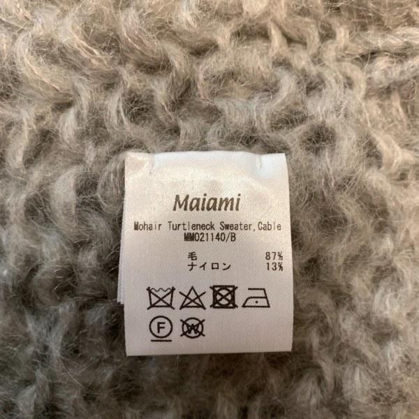 マイアミ Maiami 長袖セーター サイズS/M レディース - ライトグレー 