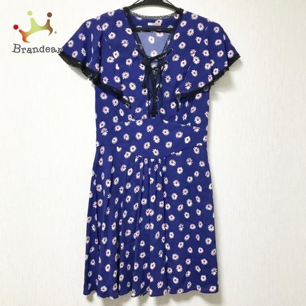 新品 ミュウミュウ Miumiu ワンピース サイズ40 M レディース ブルー 白 マルチ 新着 数量限定 Www Wellbeingorganic Com