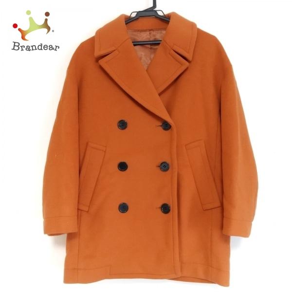 大放出セール ドレステリア Dressterior Pコート サイズ36 S レディース 美品 オレンジ 長袖 冬 新着 2118