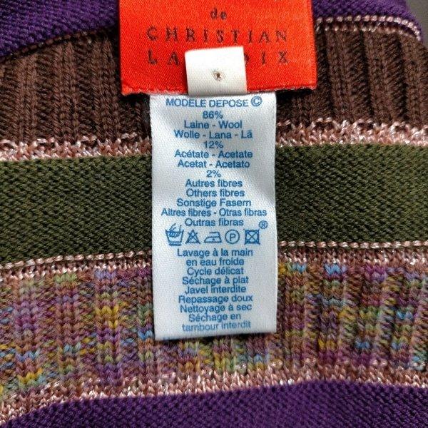 クリスチャンラクロア Christian Lacroix ニットジャケット-