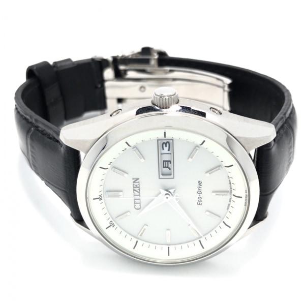 シチズン CITIZEN 腕時計 - H100-S113156 メンズ 革ベルト/エコ 