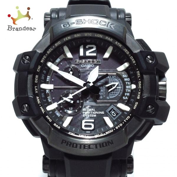 適切な価格 カシオ CASIO 腕時計 美品 G-SHOCK/スカイコックピット GPW-1000 メンズ 黒 新着 20220517 腕時計