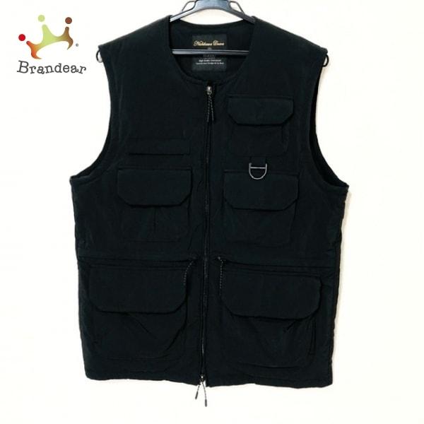 春のコレクション サイズl ダウンベスト ナノユニバース メンズ 2607 新着 Down 秋 冬 ジップアップ Nishikawa 黒 ダウンベスト Floridapace Gov