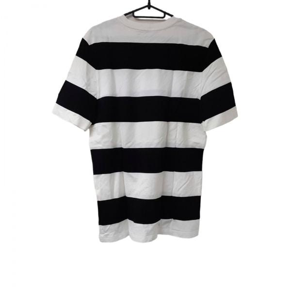 ルイヴィトン LOUIS VUITTON 半袖Tシャツ サイズL メンズ 美品 - 黒×白 