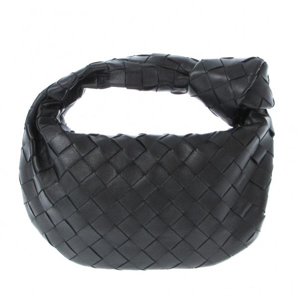 最新発見 ボッテガヴェネタ BOTTEGA VENETA ハンドバッグ 美品 ミニ ザ・ジョディ 651876 黒 レザー 新着 20240302