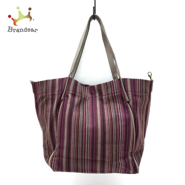 レディースファッション 省スペース 洗える おしゃれ サザビー Sazaby トートバッグ ボルドー ピンク マルチ ストライプ コットン レザー 新着 2601 0jvwlnucth Ch1construtora Com Br
