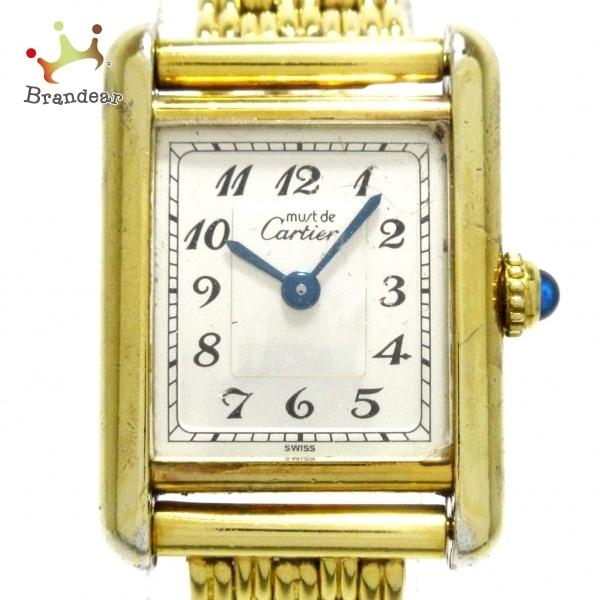 お得セット カルティエ Cartier 2709 新着 アイボリー レディース マストタンクヴェルメイユ 腕時計 腕時計 Hqpt Com