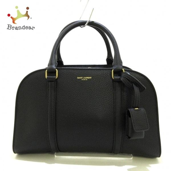 サンローランパリ ハンドバッグ レディース 美品 ダッフル ロック ベイビー レディースファッション 黒 レザー 2521 ダッフル ロック ベイビー 新着 ブランディア ヤフーショップ