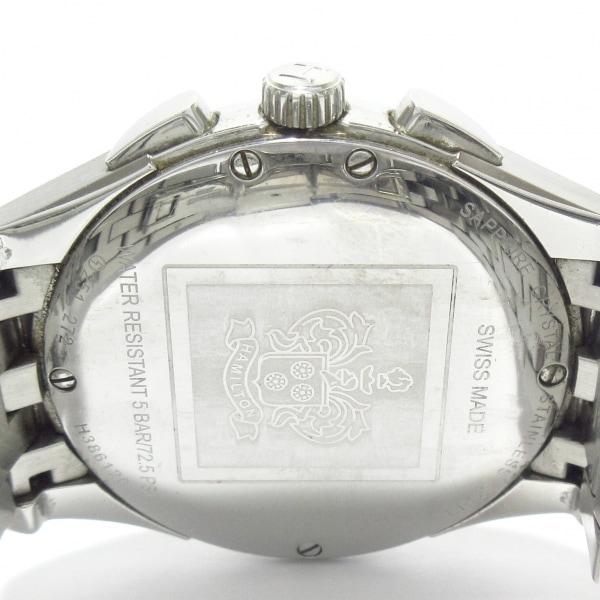 ハミルトン 腕時計 ジャズマスターシンライン クロノグラフ H386120 メンズ クロノグラフ 黒   スペシャル特価 20240423｜brandear｜04