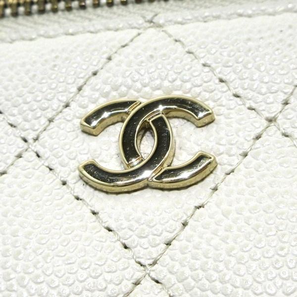 シャネル CHANEL ショルダーバッグ レディース 美品 マトラッセ 白 キャビアスキン       スペシャル特価 20240421｜brandear｜12