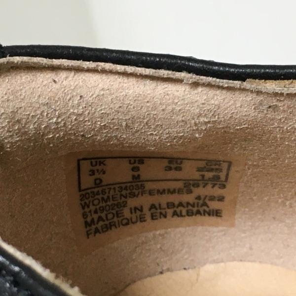 クラークス Clarks シューズ UK3 1/2D レディース - 黒 ウィングチップ レザー 新着 20240328｜brandear｜06