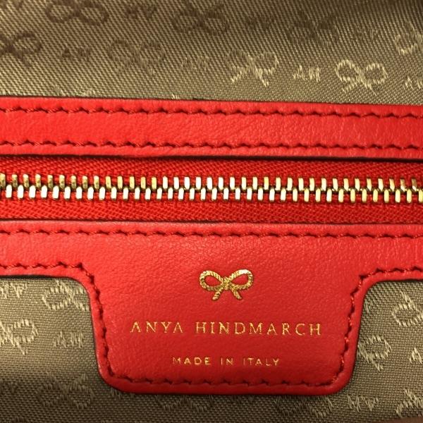 アニヤハインドマーチ Anya Hindmarch リュックサック 美品 アイズ レッド×白×黒 レザー  値下げ 20240121｜brandear｜07