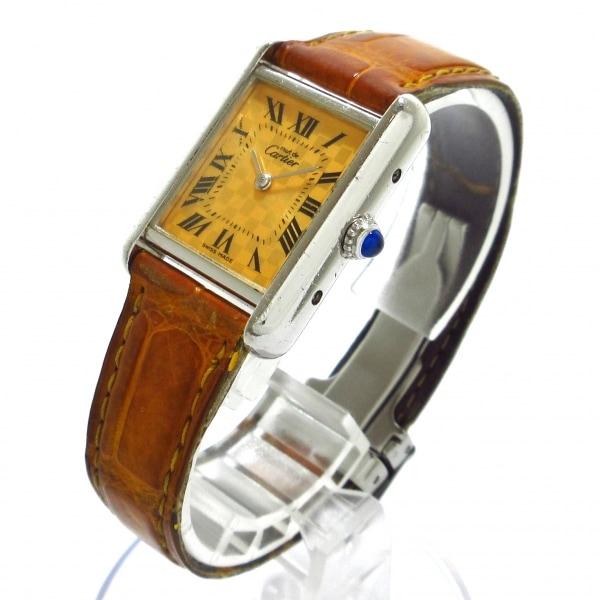 カルティエ Cartier 腕時計 マストタンクSM W1017654 レディース オレンジ  値下げ 20240511｜brandear｜02