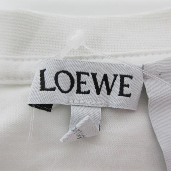 ロエベ LOEWE 半袖Tシャツ サイズS メンズ 美品 - S928Y22J08 白×黒×マルチ  値下げ 20240405｜brandear｜03