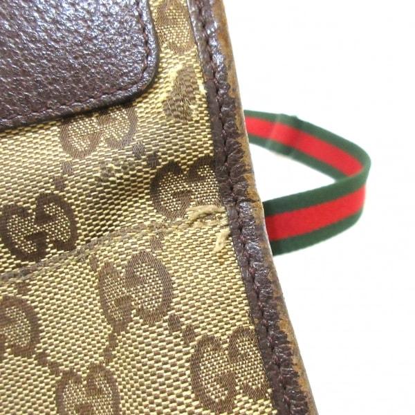 グッチ GUCCI ショルダーバッグ GG柄,シェリー(ウェブ) 27639 訳あり ベージュ×ダークブラウン 新着 20240428｜brandear｜10