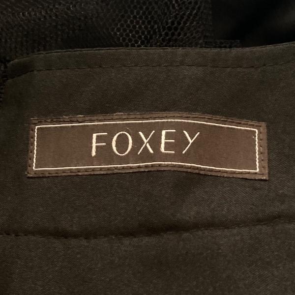 フォクシー FOXEY ミニスカート サイズ38 M レディース 黒 チュール/ひざ丈 新着 20240509｜brandear｜03