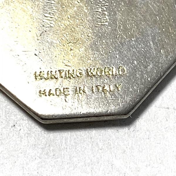 ハンティングワールド HUNTING WORLD キーホルダー(チャーム) - ゴールド×黒 金属素材   スペシャル特価 20240411｜brandear｜03