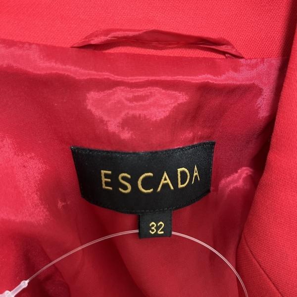 エスカーダ ESCADA ジャケット サイズ32 S レディース - レッド 長袖/ステッチ/金ボタン/春/秋   スペシャル特価 20240426｜brandear｜03