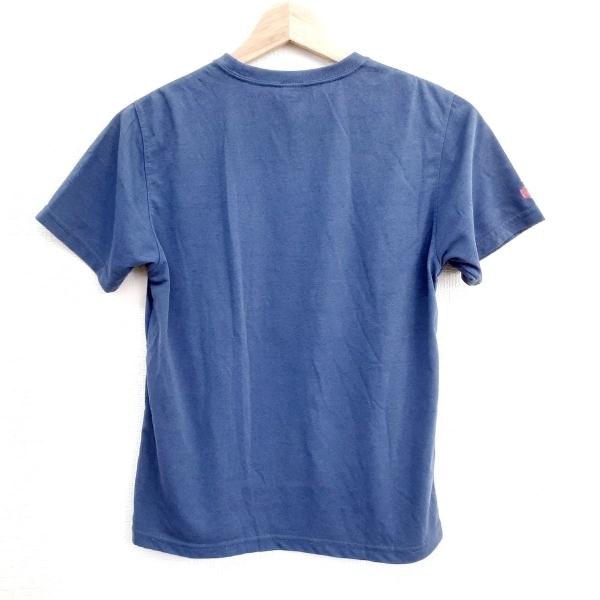 モンベル 半袖Tシャツ サイズS レディース 美品 - ブルー×ピンク×マルチ フラワー(花)   スペシャル特価 20240529｜brandear｜02