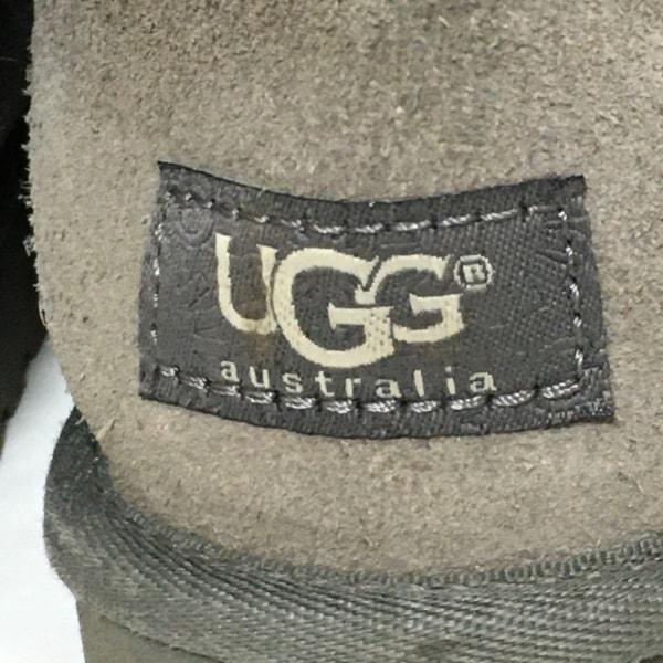 アグ UGG ブーツ 23 レディース ベイリーボタン トリプレット 1873 訳あり グレー ムートン 新着 20240220｜brandear｜05