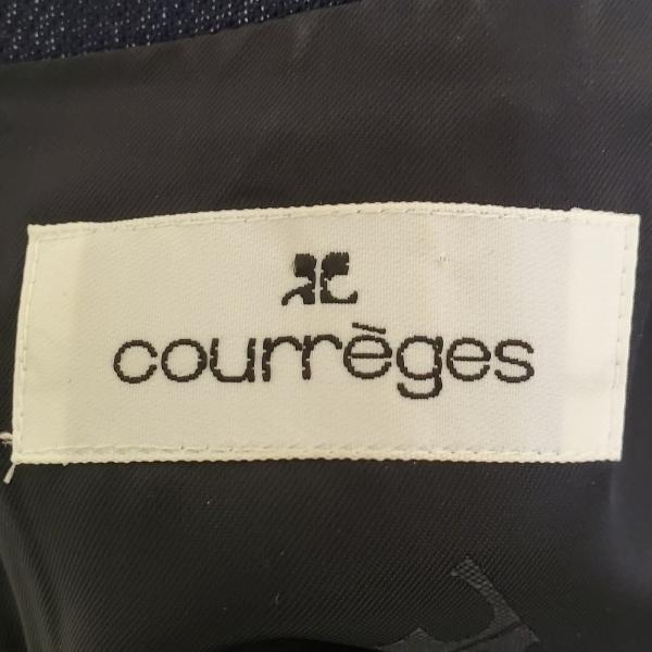 クレージュ COURREGES ワンピース サイズ38 M レディース 美品 - ネイビー×黒×マルチ 新着 20240328｜brandear｜03