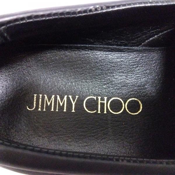 ジミーチュウ JIMMY CHOO スリッポン 35 レディース - 黒 スター(星)/スタッズ レザー×ラバー  値下げ 20240519｜brandear｜05