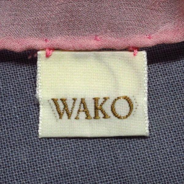 ワコー WAKO スカーフ - ピンク ペイズリー柄/シースルー 新着 20240320｜brandear｜02