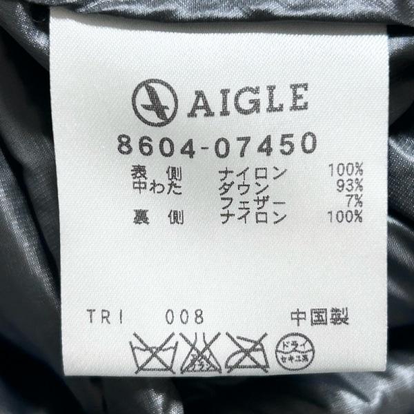 エーグル AIGLE ダウンジャケット サイズM レディース - グレー×ピンク 長袖/ジップアップ/冬 新着 20240326｜brandear｜04