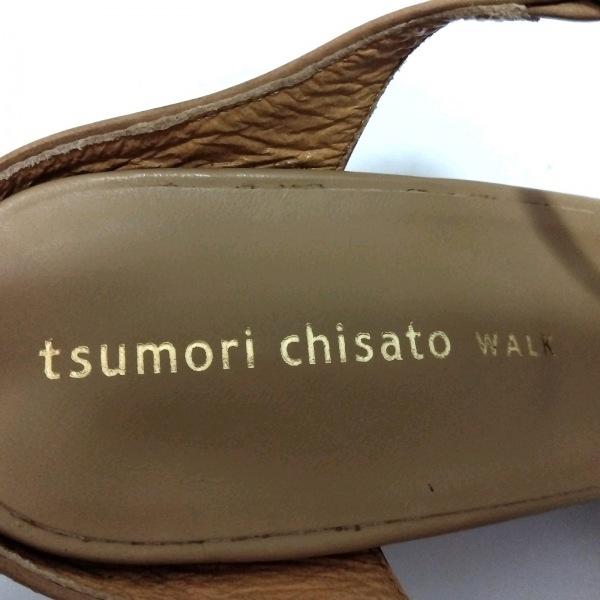 ツモリチサト TSUMORI CHISATO サンダル S レディース - ベージュ リボン/WALK レザー 新着 20240313｜brandear｜05