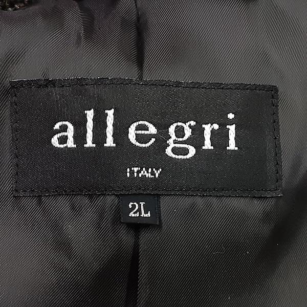 アレグリ allegri コート サイズ2L メンズ 美品 - ブラウン×黒×グレー 長袖/秋/冬 新着 20240223｜brandear｜03