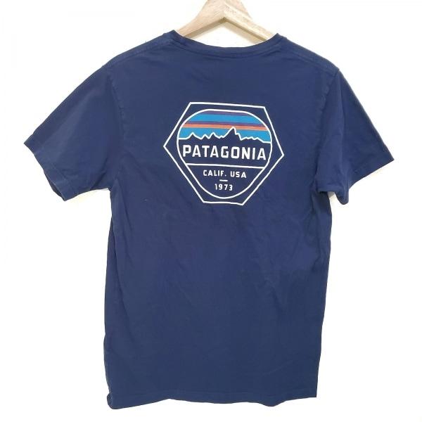 パタゴニア Patagonia 半袖Tシャツ サイズS メンズ 美品 - ネイビー クルーネック 新着 20240328｜brandear｜02