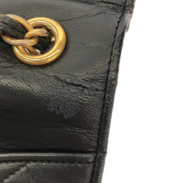 シャネル CHANEL ショルダーバッグ マトラッセ 黒 チェーンショルダー/ゴールド金具 ラムスキン 新着 20240507｜brandear｜11