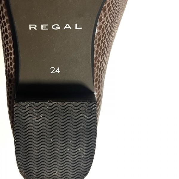 リーガル REGAL パンプス 24 レディース - グレー 型押し加工 レザー 新着 20240514｜brandear｜06
