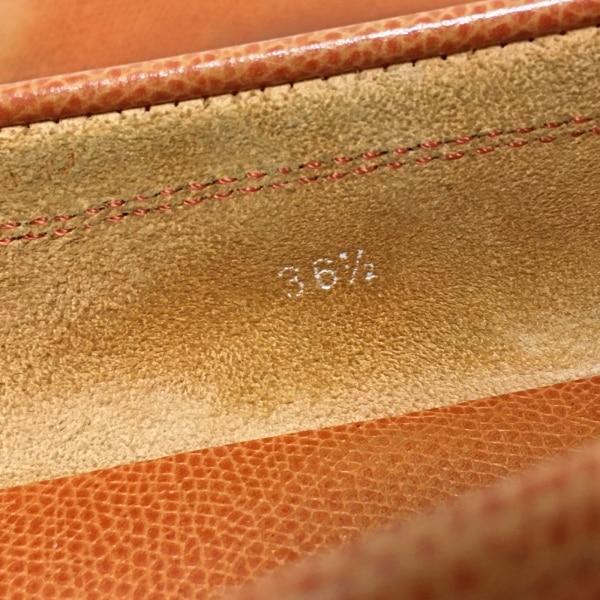 トッズ TOD'S ローファー 36 1/2 レディース - 訳あり オレンジ アウトソール張替済 レザー   スペシャル特価 20240521｜brandear｜06