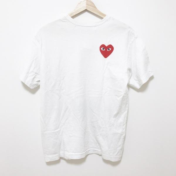 プレイコムデギャルソン 半袖Tシャツ サイズM メンズ - 白×黒×レッド THE NORTH FACE 新着 20240501｜brandear｜02