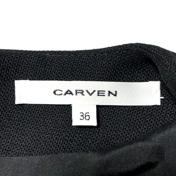 カルヴェン CARVEN ワンピース サイズ36 S レディース 美品 - 黒 ノースリーブ/ひざ丈 新着 20240329｜brandear｜03