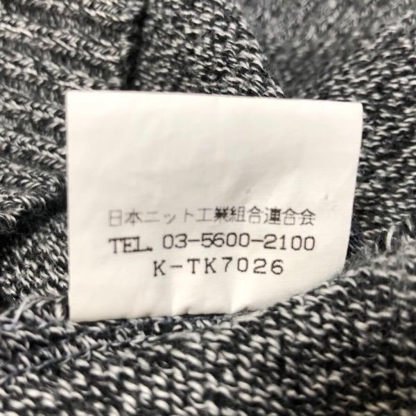 フクゾー FUKUZO 半袖セーター サイズL レディース - グレー×白×レッド 