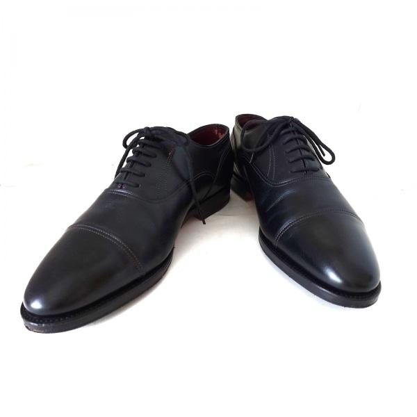 ジョンロブ JOHNLOBB シューズ 7 1/2 メンズ - 黒 レースアップ/アウトソール張替済 レザー 新着 20240509｜brandear｜02