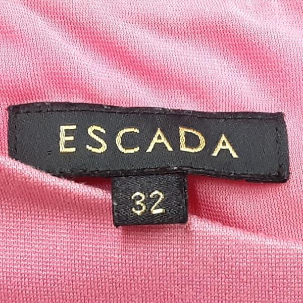 エスカーダ ESCADA ワンピース サイズ32 S レディース 美品 - ピンク クルーネック/半袖/ひざ丈 新着 20240419｜brandear｜03