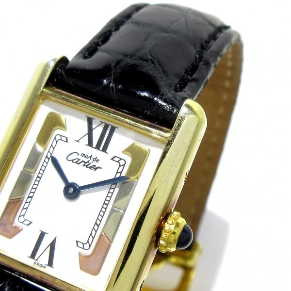 カルティエ Cartier 腕時計 マストタンクヴェルメイユSM W1006354 レディース 白  値下げ 20240425｜brandear｜11