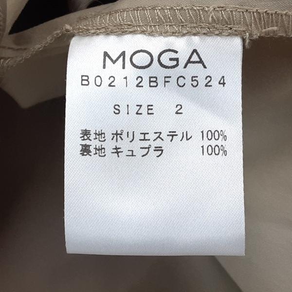 モガ MOGA コート サイズ2 M レディース 美品 - ベージュ 長袖/春/秋 新着 20240425｜brandear｜04