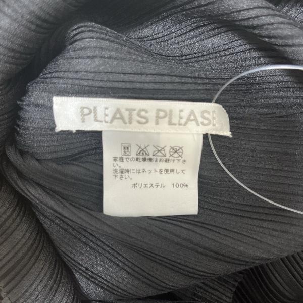 プリーツプリーズ PLEATS PLEASE 長袖カットソー サイズ3 L レディース - 黒 クルーネック  値下げ 20240513｜brandear｜03