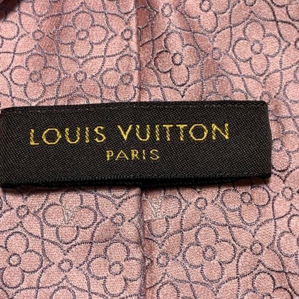 ルイヴィトン LOUIS VUITTON ネクタイ メンズ - ピンク×グレー×白 新着 20240501｜brandear｜03