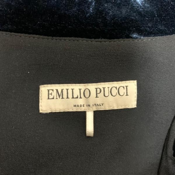 エミリオプッチ EMILIO PUCCI カーディガン サイズ42 M レディース 美品 - ダークネイビー×黒 新着 20240501｜brandear｜03