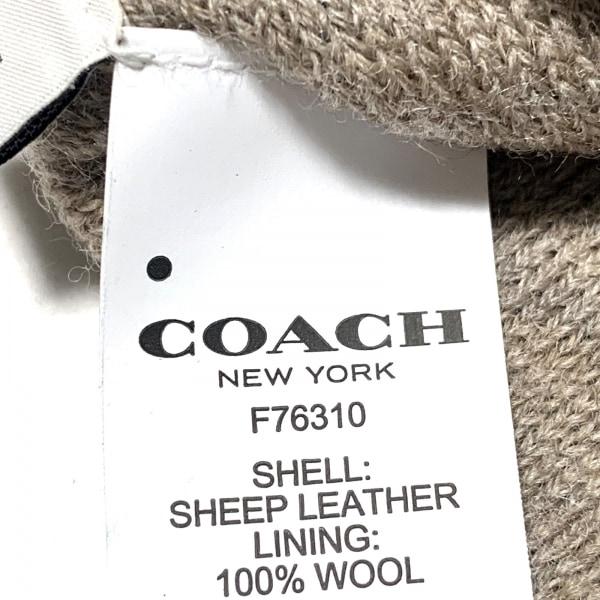 コーチ COACH 手袋 レディース - F76310 アウトレット 黒 レザー 新着 20240515｜brandear｜04