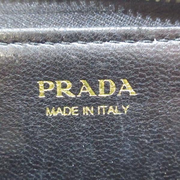 プラダ PRADA コインケース - 黒 キーリング付き/L字ファスナー サフィアーノレザー  値下げ 20240518｜brandear｜04