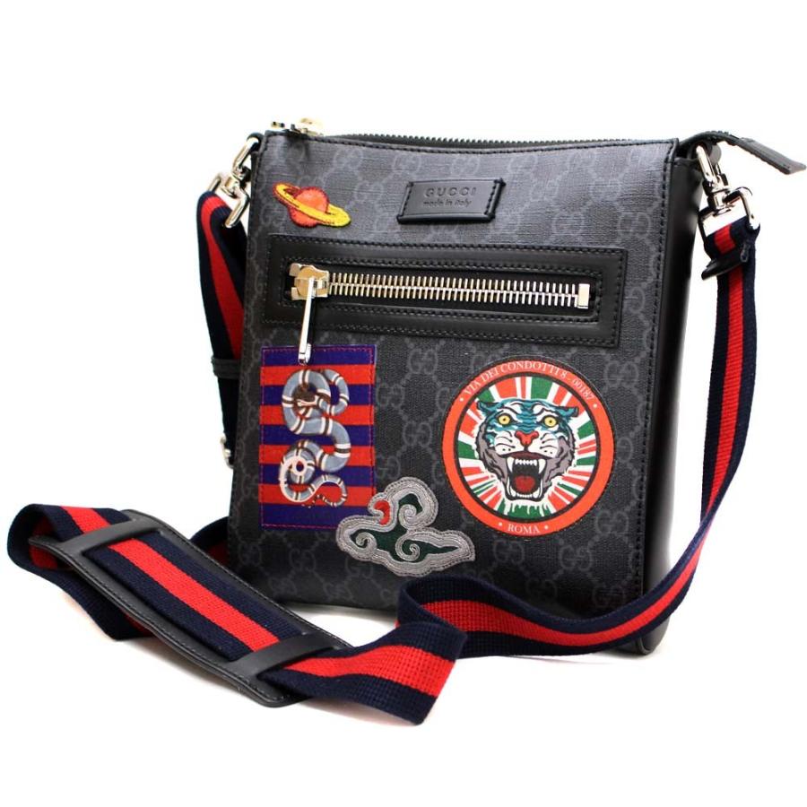 現金特価 Ggスプリームキャンバス メンズ メッセンジャーバッグ クーリエ ショルダーバッグ グッチ グッチ Gucci ブラック 送料無料 中古 グレー バッグ Www Smssvg Org
