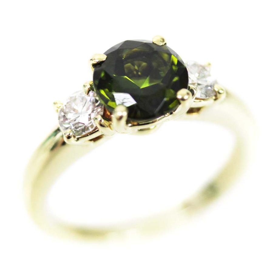 新品仕上げ済み ティファニー トルマリン 2pダイヤ リング 指輪 レディース K18イエローゴールド グリーントルマリン 7 5号 K18yg グリーン 中古 送料無料 Is Cs ブランドエコヤフー店 通販 Yahoo ショッピング