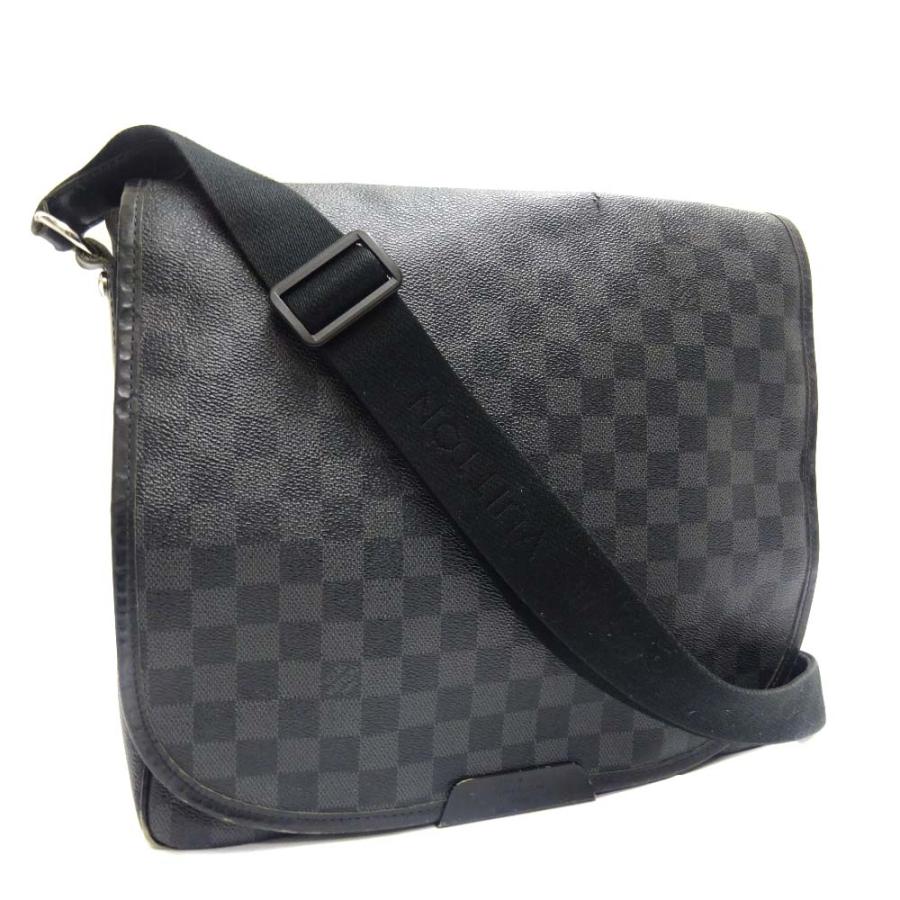 ルイヴィトン ダミエグラフィットショルダーバッグ MMメンズ-