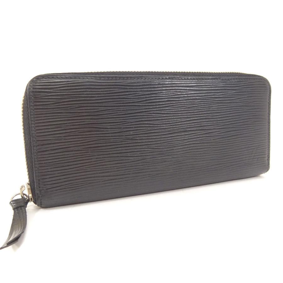 かわいい Louis Vuitton 送料無料 中古 M ブラック エピレザー メンズ 長財布 エピ ラウンドファスナー ポルトフォイユクレマンス ヴィトン ルイ ヴィトン ルイ 財布